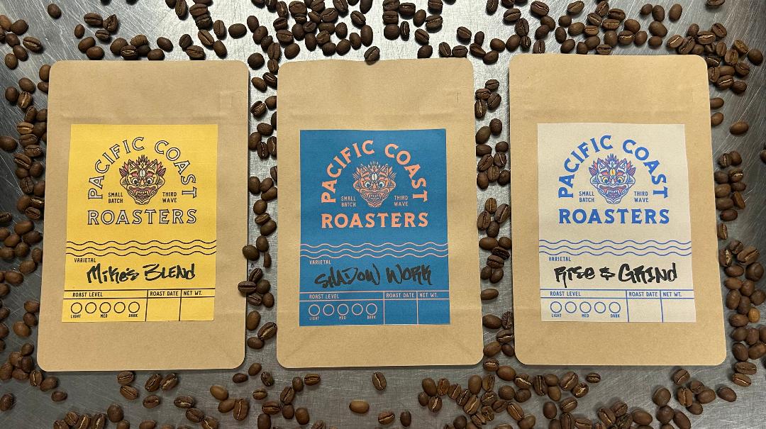 Roasters Pack:  Light, Medium, Dark Roasts